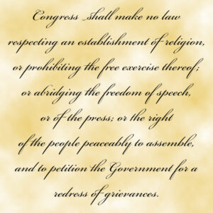 First Amendment - Free Speech First Amendment - Free Speech